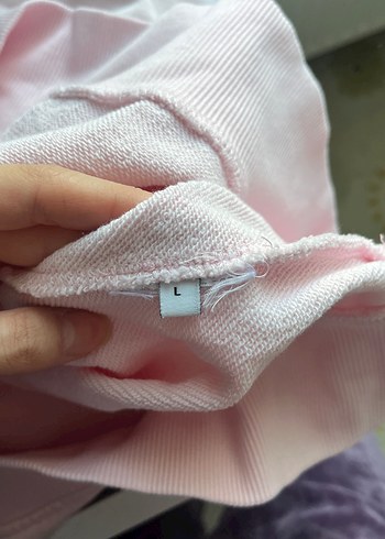 Guess Pudra Pembe Kadın Sweatshirt - Görsel 4