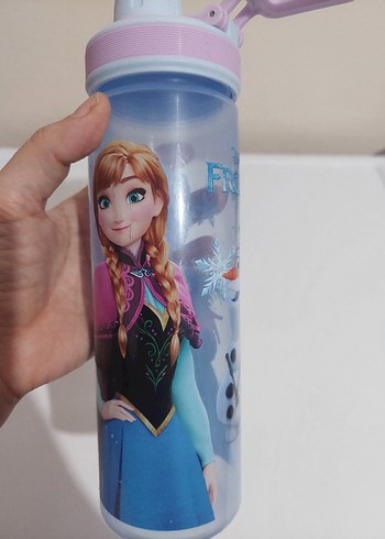 Renkli Frozen Temalı Çocuk Matara - Görsel 4