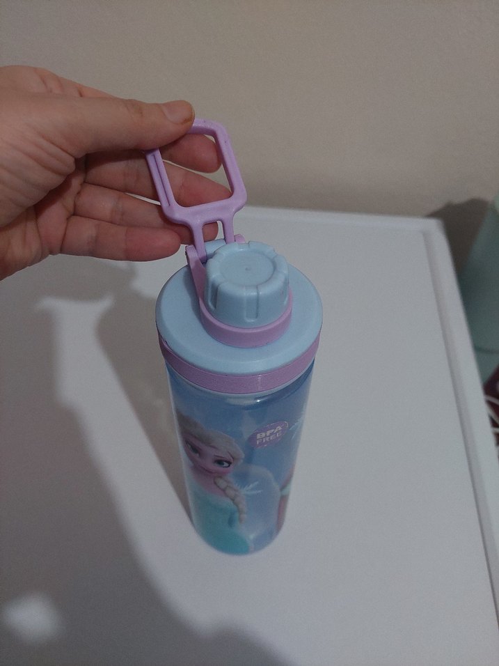 Renkli Frozen Temalı Çocuk Matara - Görsel 3