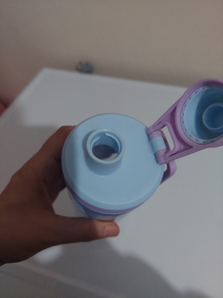 Renkli Frozen Temalı Çocuk Matara - Görsel 5