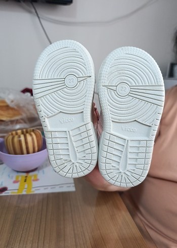 Kız Çocuk Pembe Sneaker Velcro Bantlı - Görsel 4