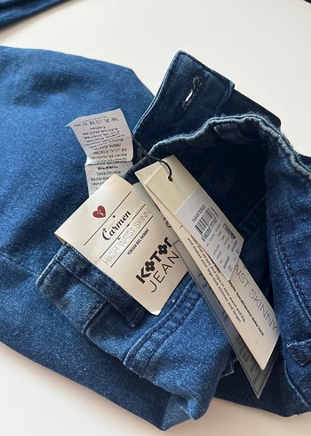 27 Beden Mavi Elastik Kadın Kot Pantolon