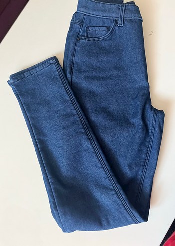 Kadın Lacivert Normal Kesim Midi Kot Pantolon
