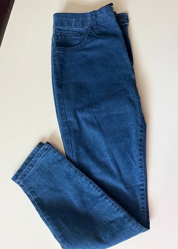 Mavi Normal Boy Sade Kadın Kot Pantolon