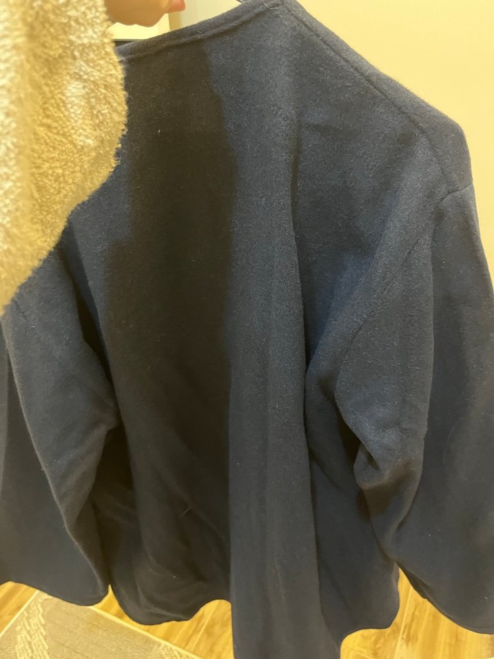 Lacivert Midi Kadın Sabahlık - Görsel 4