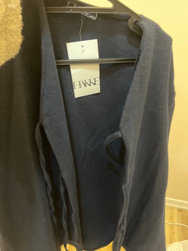 Lacivert Midi Kadın Sabahlık - Görsel 2