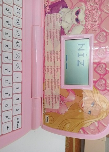 Barbie Oyuncak laptop bilgisayar