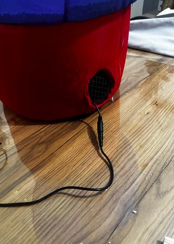 Renkli Noel Baba Temalı Işıklı büyük şişme balon - Görsel 4