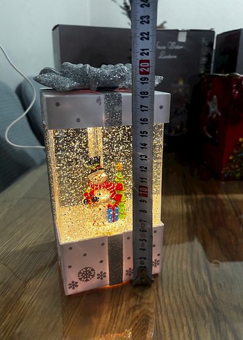 Işıklı Kar Küresi Hediye Kutusu Biblo-yılbaşı-hediyelik - Görsel 6