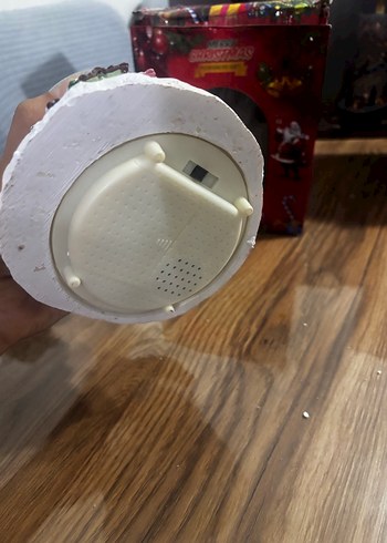 Renkli Kar Temalı Noel Kar Küresi - Görsel 3