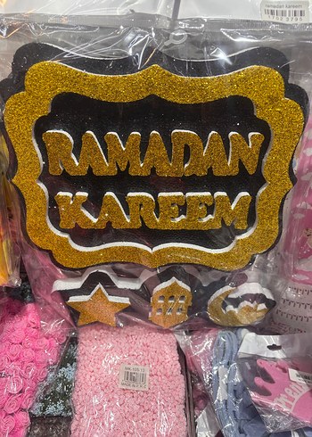 Altın Renkli Renkli Ramazan Süsü - Görsel 2