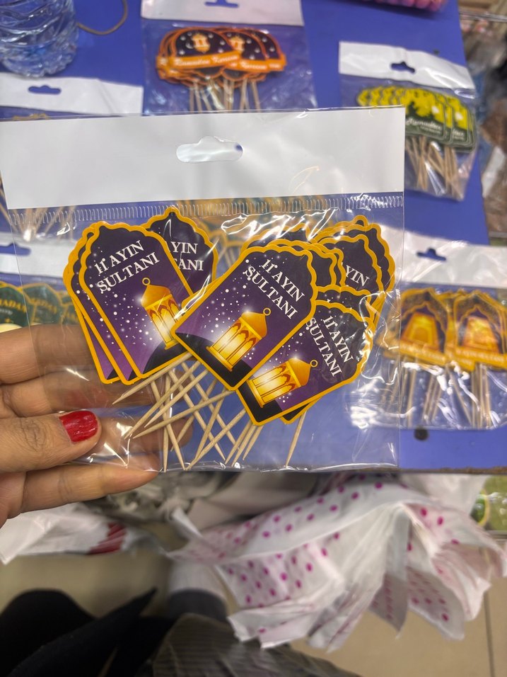 Renkli Ramazan Temalı Parti Kürdanları - Görsel 2