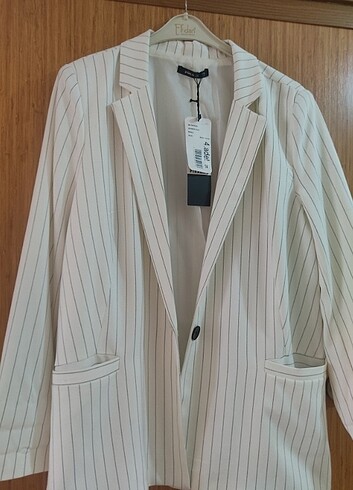44 Beden beyaz Renk Blazer ceket