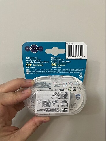 Philips Phillips avent ultra air emzik 6-18 ay
