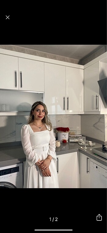 İsteme nişan nikah elbisesi