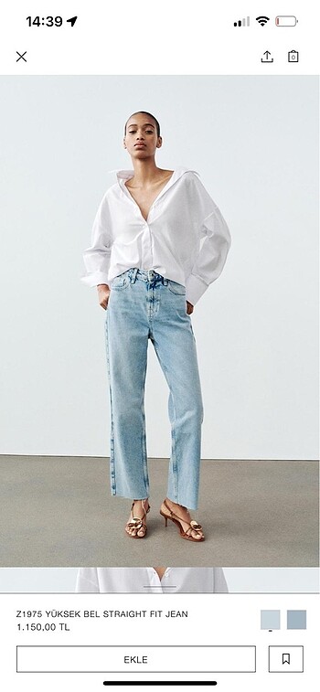 Zara Zara staright jean