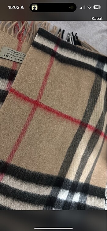 Beden kahverengi Renk Burberry atkı