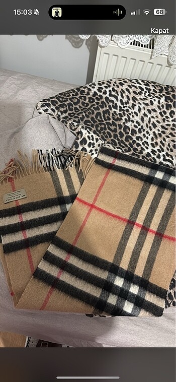 Beden Burberry atkı