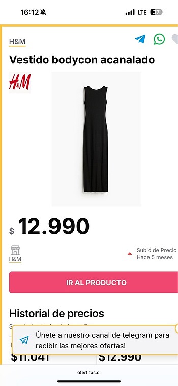 H&M Uzun penye elbise