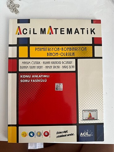 acil matematik permütasyon kombinasyon olasılık fasikülü