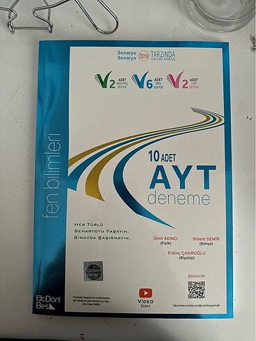 üç dört beş ayt fen bilimleri 10lu deneme