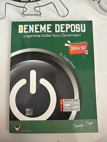 acil yayınları deneme deposu logaritma diziler denemeleri