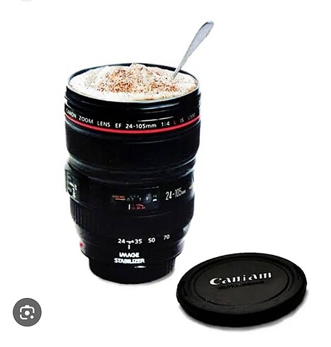 Kamera Lens Termos Bardak Hediye
