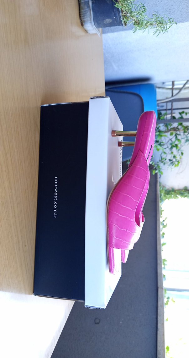 Pembe Kadın Blok Topuklu Terlik Nine West - Görsel 3