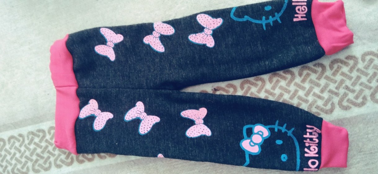 Bohem Kız Çocuk Pembe Baskılı Tayt - Görsel 2