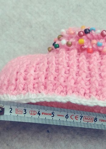 Kızlar için Renkli Nakışlı Peluş Terlik - Görsel 6