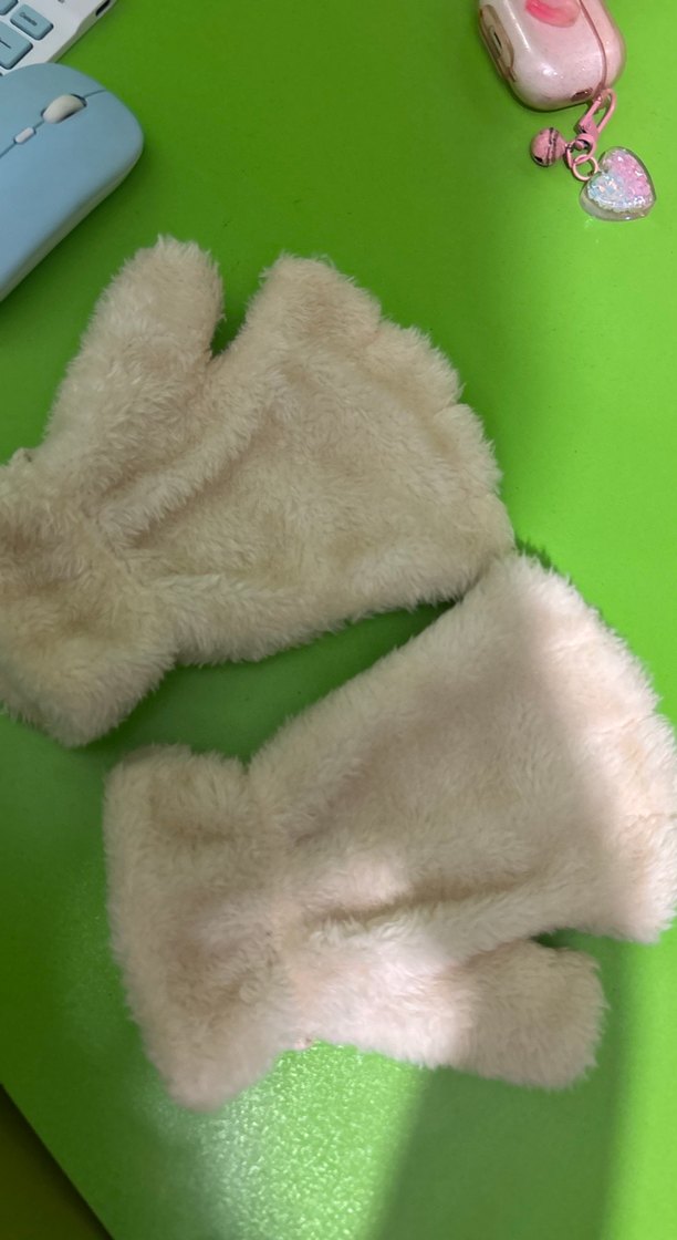 Ayıcıklı puf eldiven - Görsel 3