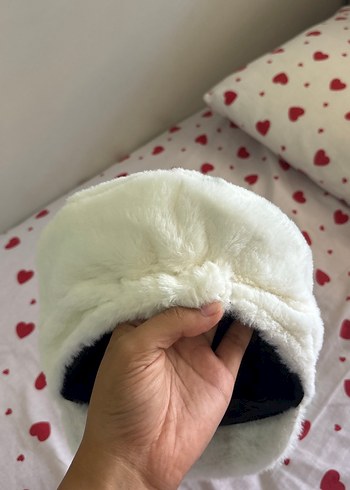  Beden Beyaz Peluş Kadın Şapka