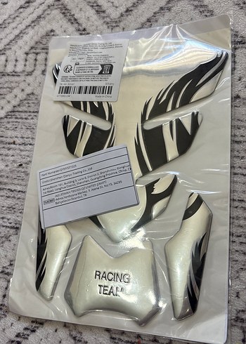 Gri Baskılı Motor tank ped - Görsel 2