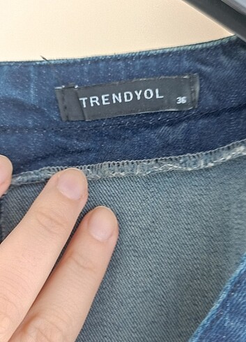 36 Beden Trendyol Kot Elbise