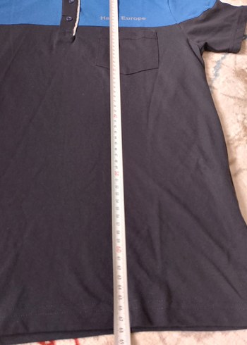 Erkek Lacivert Düğmeli Polo Tişört - Görsel 3