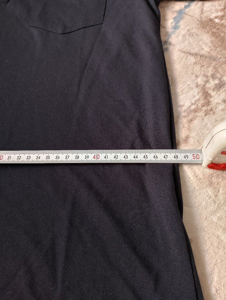 Erkek Lacivert Düğmeli Polo Tişört - Görsel 2