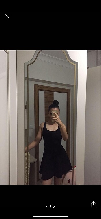 xs Beden siyah Renk Mini elbisi