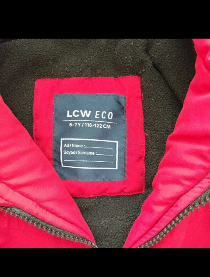 Kapüşonlu Kırmızı Erkek Çocuk Mont - Görsel 4