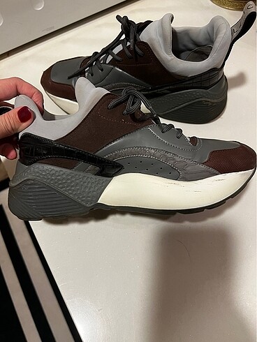 38 Beden gri Renk Stella mccartney sneaker orjinal