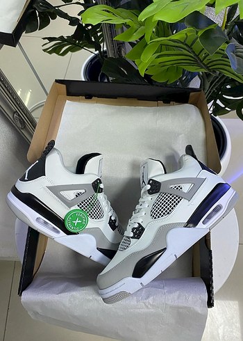 42 Beden beyaz Renk Nike Air Jordan Retro 4 Military Black
