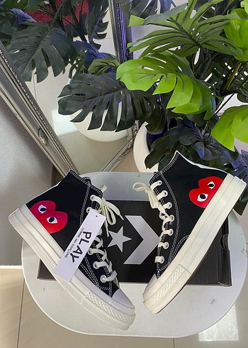 37 Beden siyah Renk Converse Comme des Garçons High