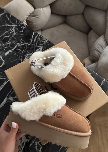 ORİJİNAL UGG Funkette Slippers Chestnut
