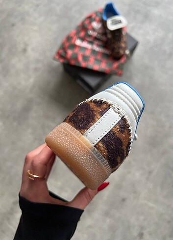 38 Beden kahverengi Renk Adidas Wales Bonner Leopard