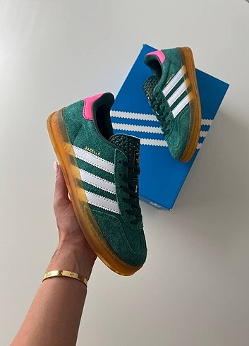 Adidas Gazelle Green Pink