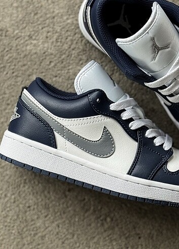 38 Beden lacivert Renk Nike Air Jordan 1 Low Midnight Navy 