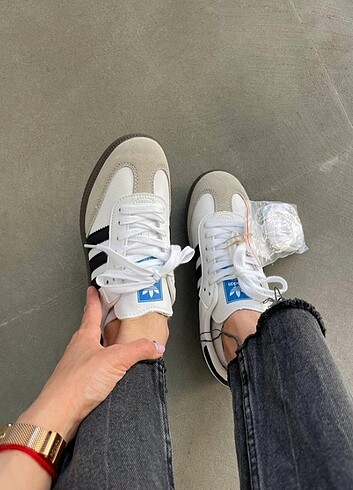 38 Beden beyaz Renk Adidas Samba OG Black White