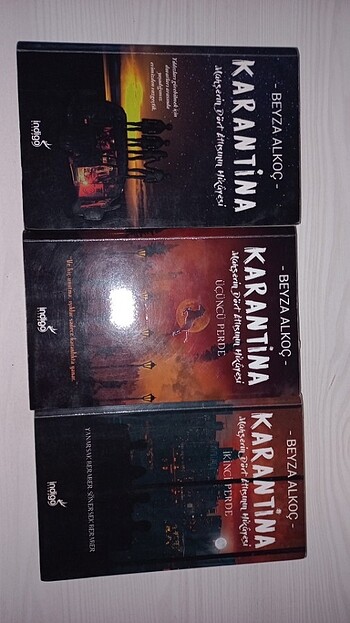  Karantina serisi 3 kitap Beyza Alkoç