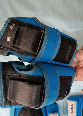 SATILDI. Decathlon S beden en küçük.Mavi paten koruyucu set - Görsel 3