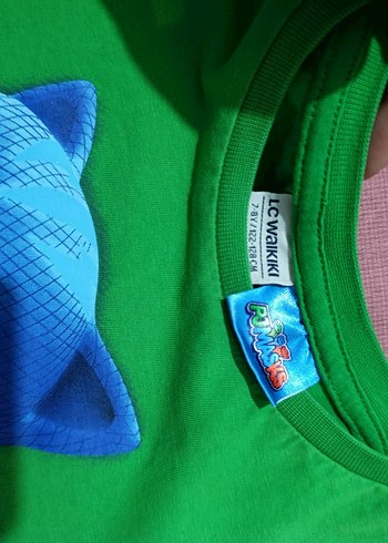 LC Waikiki lCwaikiki 7-8 yaş Erkek Çocuk Renkli PJ Masks Baskılı Tişört
