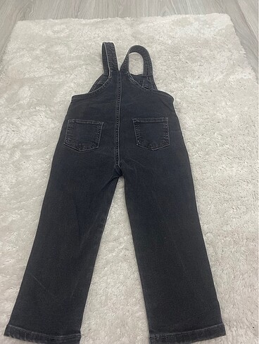 24-36 Ay Beden siyah Renk Salopet tulum jean